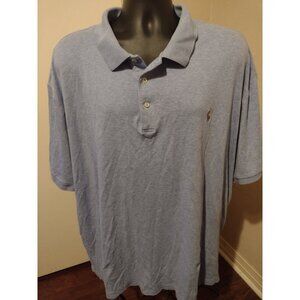 Polo Ralph Lauren Polo Shirt Blue Men's Size 4XB Big and Tall Short Sleeve